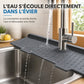 💧 PROMO FLASH : 50% DE RÉDUCTION ! Tapis de Protection Anti-Éclaboussures pour Robinet en Silicone Alimentaire – Canaux de Drainage Inclinés, Découpable & Épaissi for un Plan de Travail Sec et Sans Moisissure ✨🍳