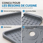 💧 PROMO FLASH : 50% DE RÉDUCTION ! Tapis de Protection Anti-Éclaboussures pour Robinet en Silicone Alimentaire – Canaux de Drainage Inclinés, Découpable & Épaissi for un Plan de Travail Sec et Sans Moisissure ✨🍳