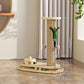 🐾 PROMO FLASH : 50% DE RÉDUCTION ! Griffoir Interactif pour Chat avec Plumeau & Balle de Jeu – Bois de Qualité Supérieure & Sisal Naturel, Base Large Anti-Basculement for des Heures de Jeu et des Meubles Protégés ✨🐱