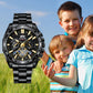 ⌚ PROMO FLASH : 50% DE RÉDUCTION ! Montre Homme en Acier Inoxydable – Mouvement Quartz de Haute Précision, Étanchéité 30M & Aiguilles Luminescentes for un Style Élégant du Bureau aux Sorties Décontractées ✨