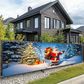 🎄 PROMO FLASH : 50% DE RÉDUCTION ! Bannière Suspendue Extérieure « Merry Christmas » – Impression Résistante à la Décoloration, Tissu Polyester & Installation Facile for une Atmosphère de Fête Magique dans Tout Votre Extérieur ✨🎅