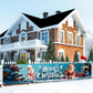 🎄 PROMO FLASH : 50% DE RÉDUCTION ! Bannière Suspendue Extérieure « Merry Christmas » – Impression Résistante à la Décoloration, Tissu Polyester & Installation Facile for une Atmosphère de Fête Magique dans Tout Votre Extérieur ✨🎅