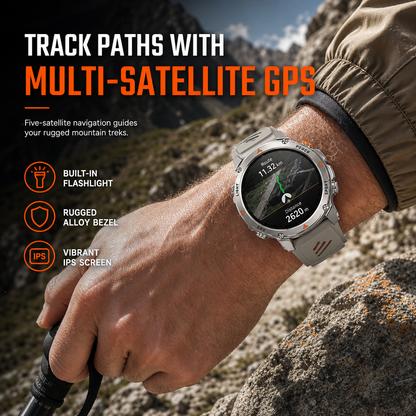 ⌚ PROMO FLASH : 50% DE RÉDUCTION ! Montre Connectée GPS Bluetooth – Positionnement Multi-Satellite, Cardiofréquencemètre & Batterie Longue Durée for une Aventure en Toute Sécurité Même Sans Réseau 🛰️✨