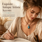 ✨ PROMO FLASH : 50% DE RÉDUCTION ! Collier Superposé en Suède Style Bohème Vintage – Pendentif Libellule ou Goutte d'Eau, Turquoise Imitation & Longueur Réglable for un Look Décontracté et Élégant au Quotidien 🦋💧