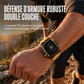 ⌚🛡️ PROMO FLASH : 50% DE RÉDUCTION ! Bracelet Sport Intégré avec Boîtier Blindé TPU pour Montre Connectée – Double Couche Antichoc, TPU Souple & Design Monobloc for une Protection 360° au Quotidien ✨