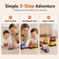🚗 PROMO FLASH : 50% DE RÉDUCTION ! Set de 4 Voitures Jouets Électriques Magnétiques – Rampantes avec Son et Lumière, Pare-Chocs Magnétiques & Empilables for un Éveil au Mouvement et au Jeu Créatif des Bébés 🧲✨