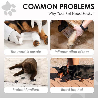 🐾 PROMO FLASH : 50% DE RÉDUCTION ! Bottes Ajustables pour Chien avec Sangles – Semelles Caoutchouc Durables & Bandes Réfléchissantes for une Protection des Pattes en Toutes Saisons ✨