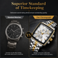 ⌚ PROMO FLASH : 50% DE RÉDUCTION ! Montre Chronographe Carrée en Acier Inoxydable – Quartz de Précision & Aiguilles Lumineuses for un Style Executive Audacieux ✨