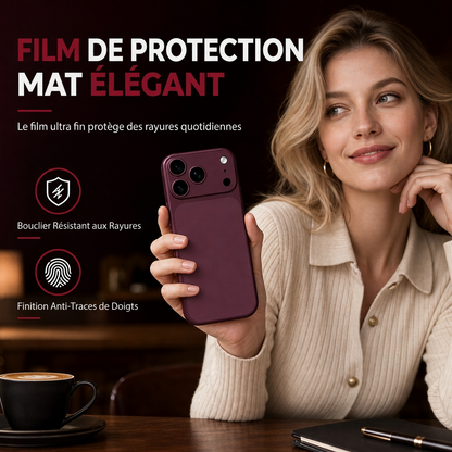 📱 PROMO FLASH : 50% DE RÉDUCTION ! Film Adhésif Mat Anti-Rayures pour Dos de Téléphone – Fin & Léger, Finition Mate Anti-Traces & Pose Facile en 3 Étapes for une Protection Discrète et Élégante sans Coque ✨