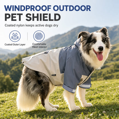 🌧️🐕 PROMO FLASH : 50% DE RÉDUCTION ! Imperméable Bicolore pour Chien avec Protection des Pattes – Tissu Déperlant Coupe-Vent & Coupe Sportive for des Sorties Actives et Sans Souci ✨