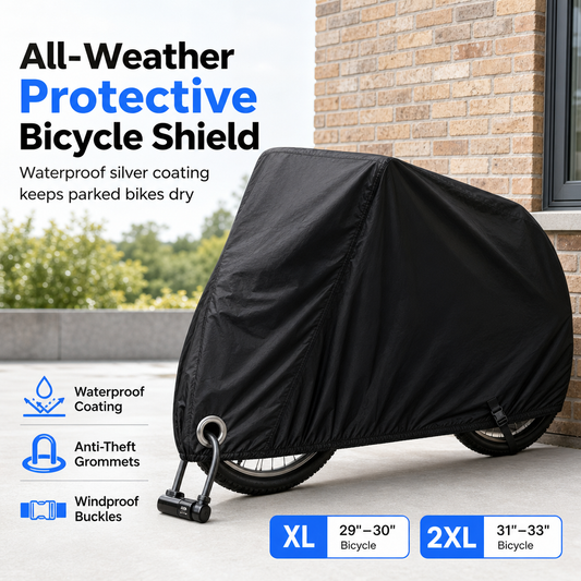 🚴🛡️ PROMO FLASH : 50% DE RÉDUCTION ! Housse de Protection Vélo Imperméable & Anti-UV 190T – Tissu Oxford Haute Densité, Coupe-Vent & Œillets Antivol for une Protection Toutes Saisons contre Pluie, Rouille et UV