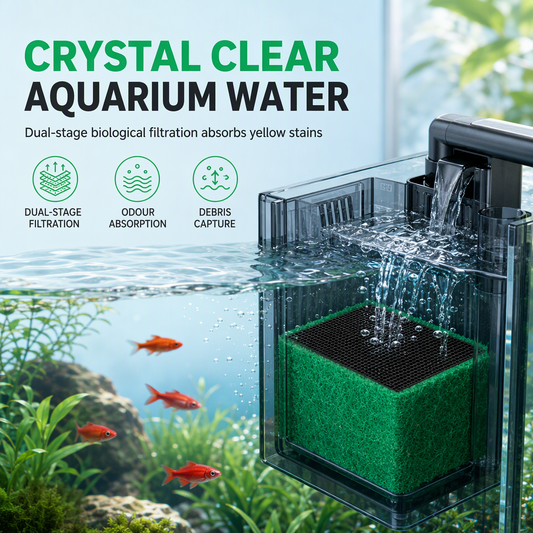 💧 PROMO FLASH : 50% DE RÉDUCTION ! Cube Filtrant de Charbon Actif pour Aquarium, Purification d'Eau & Élimination des Odeurs for une Eau Cristalline et un Environnement Sain pour vos Poissons ✨