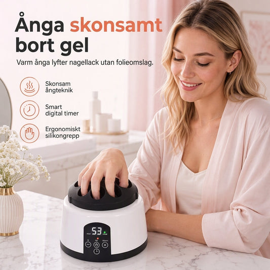 💅 PROMO FLASH : 50% DE RÉDUCTION ! Appareil Électrique de Dépose Vernis et Gel à Vapeur 36W pour Ongles – Technologie Vapeur Douce, Zéro Ponçage Agressif for une Manucure Pro à Domicile sans Abîmer Vos Ongles ✨