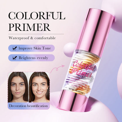 🌀 PROMO FLASH : 50% DE RÉDUCTION ! Base de Teint Correctrice Tricolore 3-en-1, Hydratante, Lissante & Éclat Longue Tenue for un Teint Parfait et Lumineux Toute la Journée ✨