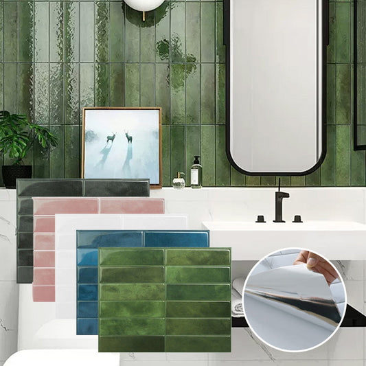🧱 PROMO FLASH : 50% DE RÉDUCTION ! Crédence Adhésive Murale Effet Carrelage Métro en Relief, Imperméable et Anti-Taches, 23 x 29 cm for une Cuisine et une Salle de Bain Sublimées sans Travaux ✨