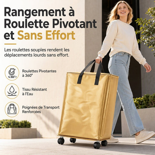 📦 PROMO FLASH : 50% DE RÉDUCTION ! Sac de Déménagement Pliable à Roulettes Grande Capacité Étanche – Toile Oxford Ultra-Résistante for un Transport Facile, Sans Effort et Gain de Place ✨