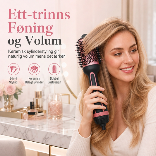 💇 PROMO FLASH : 50% DE RÉDUCTION ! Brosse Soufflante et Chauffante Multifonction 3-en-1 Céramique & Tourmaline – Sèche, Lisse et Ondule, Technologie Ionique Anti-Frisottis for un Brushing Salon en 10 Minutes Chrono ✨