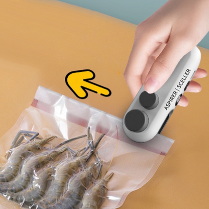 🔒 PROMO FLASH : 50% DE RÉDUCTION ! Mini Scelleuse de Sachets Rechargeable 2-en-1 – Scellage Thermique & Découpe Intégrée for Préserver la Fraîcheur de Vos Aliments en 2 Secondes ✨