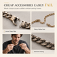 👑 PROMO FLASH : 50% DE RÉDUCTION ! Bracelet Gourmette Homme en Or Sable – Finition Sablée Mate & Fermoir Montre Sécurisé for un Style Masculin Raffiné au Quotidien ✨