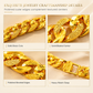 👑 PROMO FLASH : 50% DE RÉDUCTION ! Bracelet Gourmette Homme en Or Sable – Finition Sablée Mate & Fermoir Montre Sécurisé for un Style Masculin Raffiné au Quotidien ✨