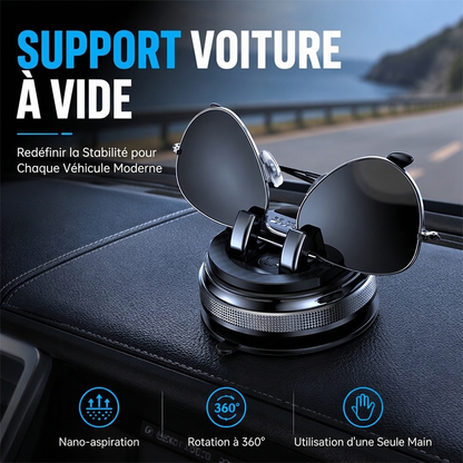 📱 PROMO FLASH : 50% DE RÉDUCTION ! Support Téléphone Voiture Pliable & Rotatif 360° avec Ventouse Nano-Vide Inarrachable – Zéro Gêne Visuelle & Anti-Vibrations for une Conduite Sûre et un Champ de Vision Dégagé ✨