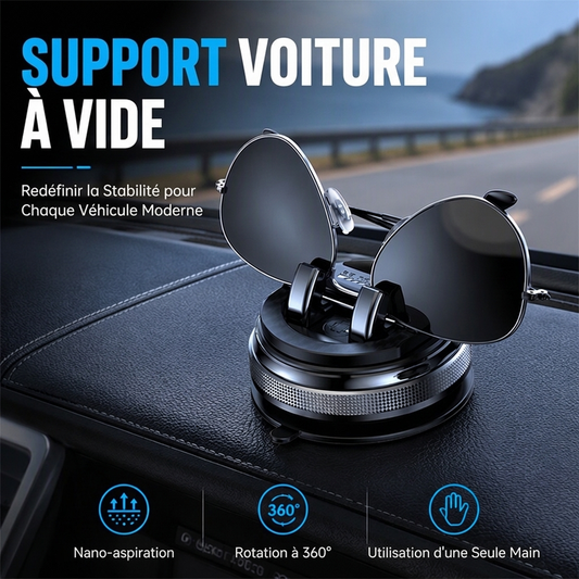 📱 PROMO FLASH : 50% DE RÉDUCTION ! Support Téléphone Voiture Pliable & Rotatif 360° avec Ventouse Nano-Vide Inarrachable – Zéro Gêne Visuelle & Anti-Vibrations for une Conduite Sûre et un Champ de Vision Dégagé ✨