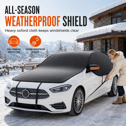 ❄️ PROMO FLASH : 50% DE RÉDUCTION ! Bâche de Pare-Brise Anti-Givre et Neige en Tissu Oxford Épaissi avec Protection Rétroviseurs for une Protection Hivernale Totale et un Départ Matinal Express ⭐