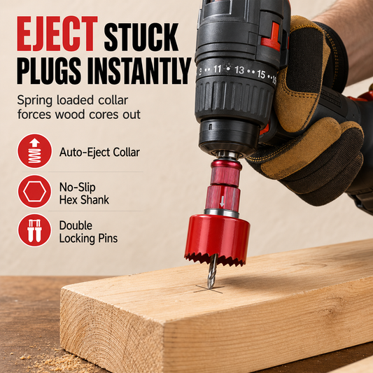 🛠️ PROMO FLASH : 50% DE RÉDUCTION ! Mandrin à Éjection Rapide pour Scies Cloches Bois & Bi-Métal – Bague Coulissante, Verrouillage Inversé Zéro Jeu & Corps Aluminium Anodisé for des Perçages Stabilisés Ultra-Rapides ✨