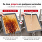 🥐 PROMO FLASH : 50% DE RÉDUCTION ! Tapis de Cuisson en Silicone et Fibre de Verre à Coins Clipsables Anti-Débordement – Rehaussez les Bords en un Clic pour un Bac Étanche for une Pâtisserie et une Rôtisserie Sans Taches au Four ✨