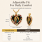 💖 PROMO FLASH : 50% DE RÉDUCTION ! Collier Pendentif Cœur Doré avec Portrait Sacré et Strass Multicolores – Médaillon Baroque Vintage for Illuminer Votre Style avec Éclat et Mystère ✨