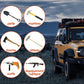 🛠️ 50% DE RÉDUCTION ! 🔧 Supports Muraux Robustes avec Pinces pour Outils – Alliage de Zinc, Pince Caoutchouc & Capacité 14,5 kg – Idéal pour Garage, Atelier et Véhicule – Lot de 2 ou 4 🚗🏠✨