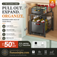 📦 PROMO FLASH : 50% DE RÉDUCTION ! Organisateur de Placard à Double Étagère Coulissante – 5 Réglages en Hauteur, Acier au Carbone & Sans Montage for un Rangement Optimal dans Toute la Maison ✨🏠