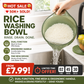 🍚 PROMO FLASH : 50% DE RÉDUCTION ! 💧 Bol à Laver le Riz à Double Fonction – Fine Maille & Poignée Ergonomique – Lavez et Égouttez Parfaitement Sans Perdre un Grain – Idéal pour Riz, Quinoa & Légumineuses 🥣